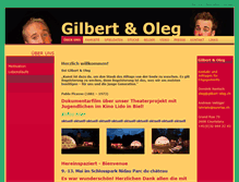 Tablet Screenshot of gilbert-oleg.ch